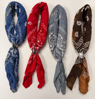 CARRIE HAND-DISTRESSED BANDANA