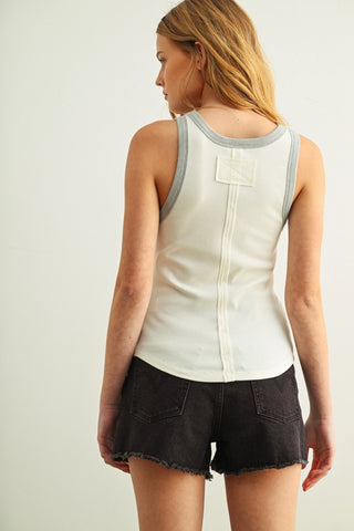 MILA COLOR CONTRAST TANK