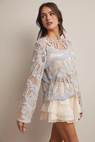 VALENCIA CROCHET SWEATER