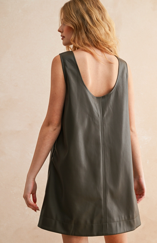 VALERIE LEATHER DRESS