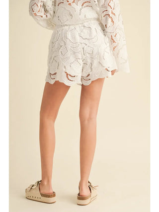 DAISY EYELET SHORTS