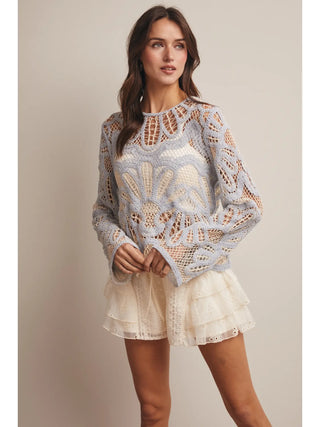 VALENCIA CROCHET SWEATER