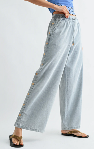 RYDER DENIM TRACK PANTS
