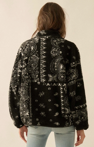 SELENA BANDANA SHERPA JACKET