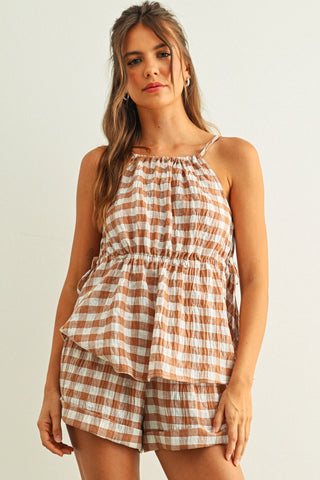 ELOISE GINGHAM TOP