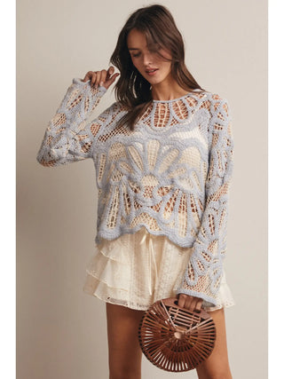 VALENCIA CROCHET SWEATER