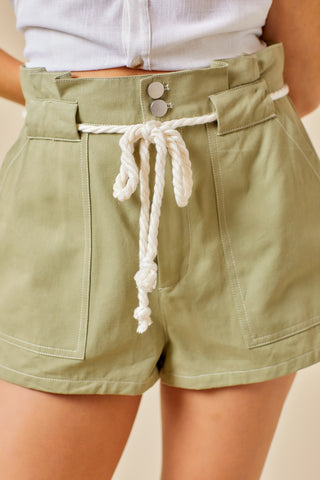 DELILAH PAPER BAG SHORTS