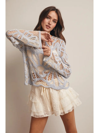 VALENCIA CROCHET SWEATER
