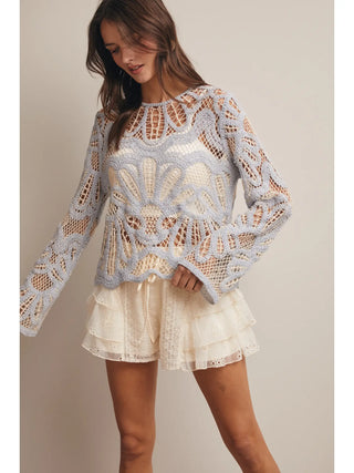VALENCIA CROCHET SWEATER