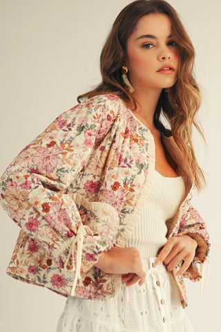 ADRIANA FLORAL HEART JACKET