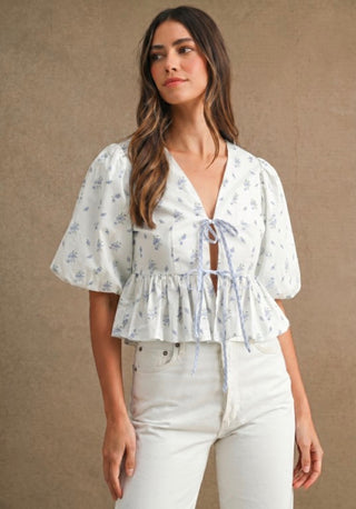 VICTORIA DITSY FLORAL TOP