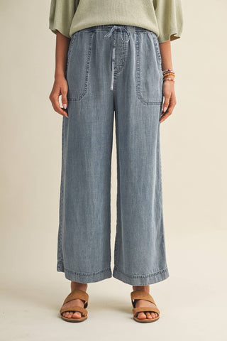 LIVVY DRAWSTRING DENIM JEANS