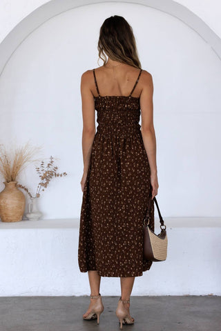REBECCA DITSY FLORAL SMOCKED DRESS