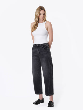 GRETA HIGH RISE BARREL JEANS