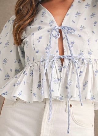 VICTORIA DITSY FLORAL TOP