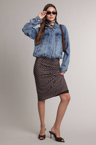 DYLAN DRAWSTRING DENIM JACKET