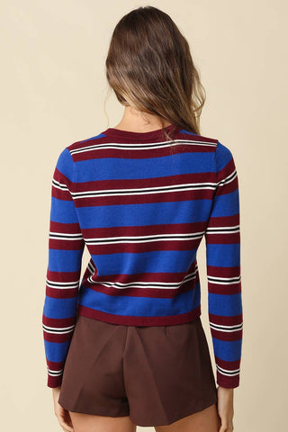 AVERY STRIPE KNIT SWEATER