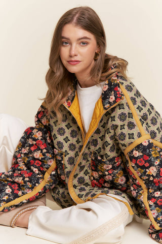 BONNIE PATCHWORK QUILTED JACKET