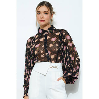 MARIBEL FLORAL BLOUSE