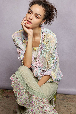MEADOW CROCHET CARDIGAN