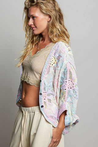 MEADOW CROCHET CARDIGAN