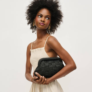 ANNIE WOVEN CLUTCH