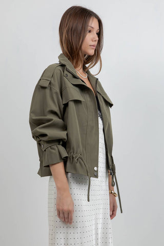 LIV UTILITY DRAWSTRING JACKET