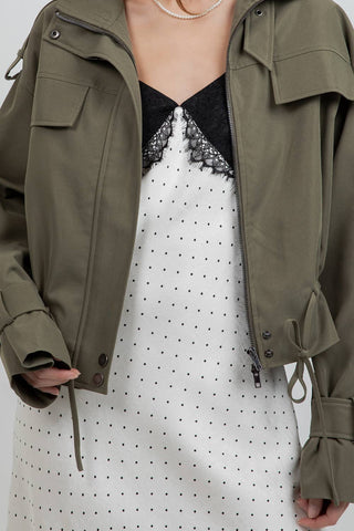 LIV UTILITY DRAWSTRING JACKET