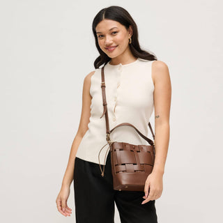 PARKER WOVEN BUCKET BAG