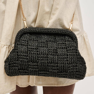 ANNIE WOVEN CLUTCH