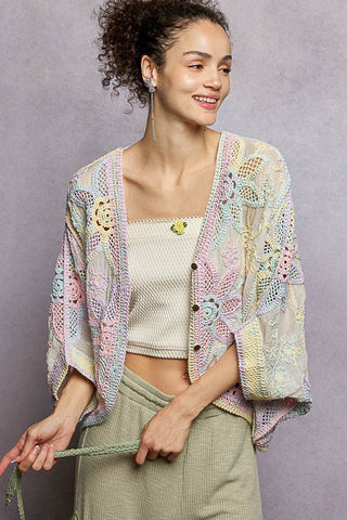 MEADOW CROCHET CARDIGAN