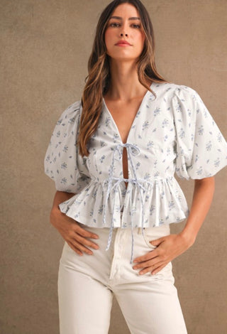 VICTORIA DITSY FLORAL TOP