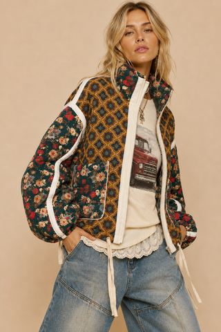 BONNIE PATCHWORK QUILTED JACKET