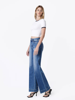 CLAUDIA WIDE-LEG TROUSER JEANS