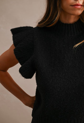 LILY RUFFLED SWEATER