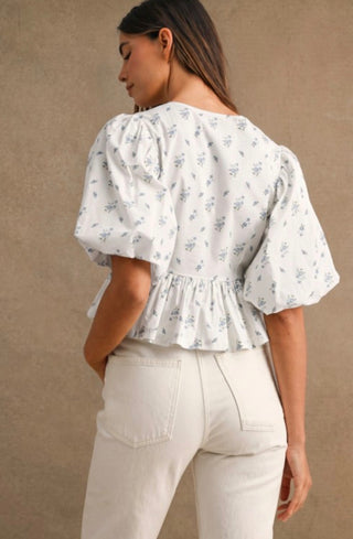 VICTORIA DITSY FLORAL TOP