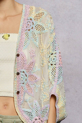 MEADOW CROCHET CARDIGAN