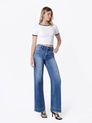 CLAUDIA WIDE-LEG TROUSER JEANS