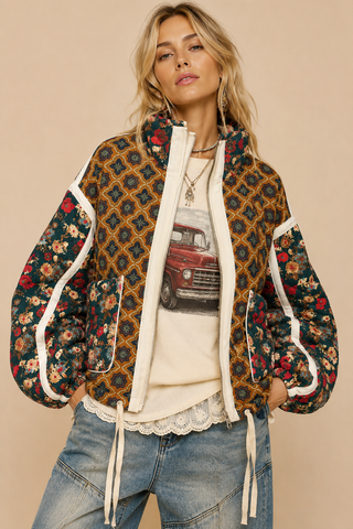BONNIE PATCHWORK QUILTED JACKET
