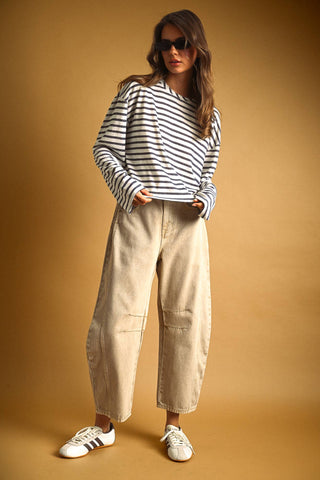 SOFIA BARREL JEANS