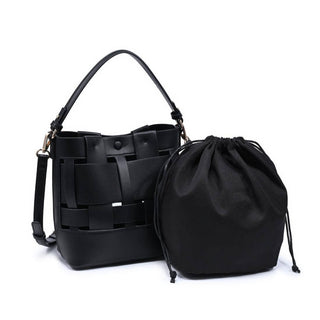 PARKER WOVEN BUCKET BAG
