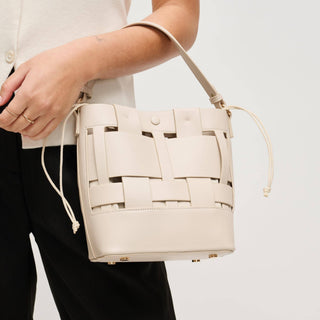 PARKER WOVEN BUCKET BAG