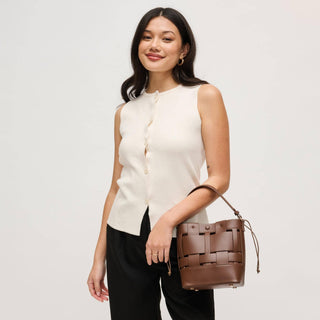PARKER WOVEN BUCKET BAG