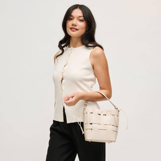PARKER WOVEN BUCKET BAG