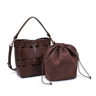 PARKER WOVEN BUCKET BAG