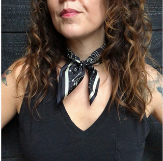 CELESTE ZODIAC BANDANA SCARF | Luminous by Lucia